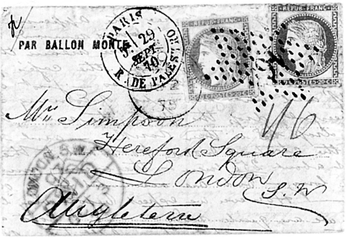 Photo du fac-simil� post� en 1875 � Bombay et illustrant l'article de John Levett