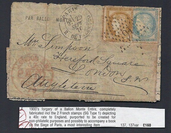 Lettre � "Mrs Simpson" - Ebay.co.uk