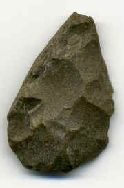 Armature de pointe de fl�che (inachev�e?) face a