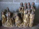Sculpture en bois dor�: la dormition