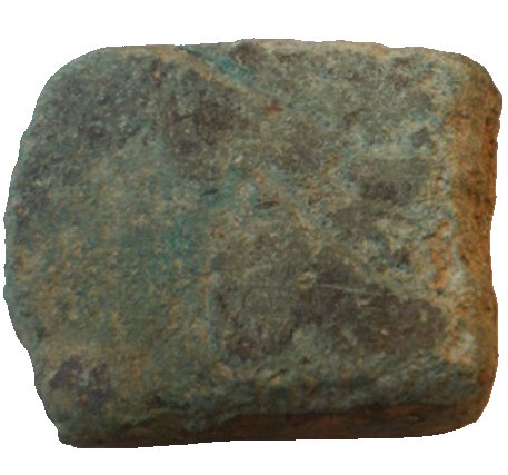 Fragment de hache-marteau de bronze - Arzano(29) Hache Bronze Arzano Fragment